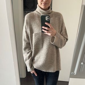 Oak + Fort Taupe Sweater Sz. Small